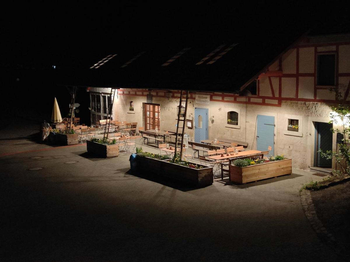 Gasthaus Holdermuehle Креглинген Екстериор снимка